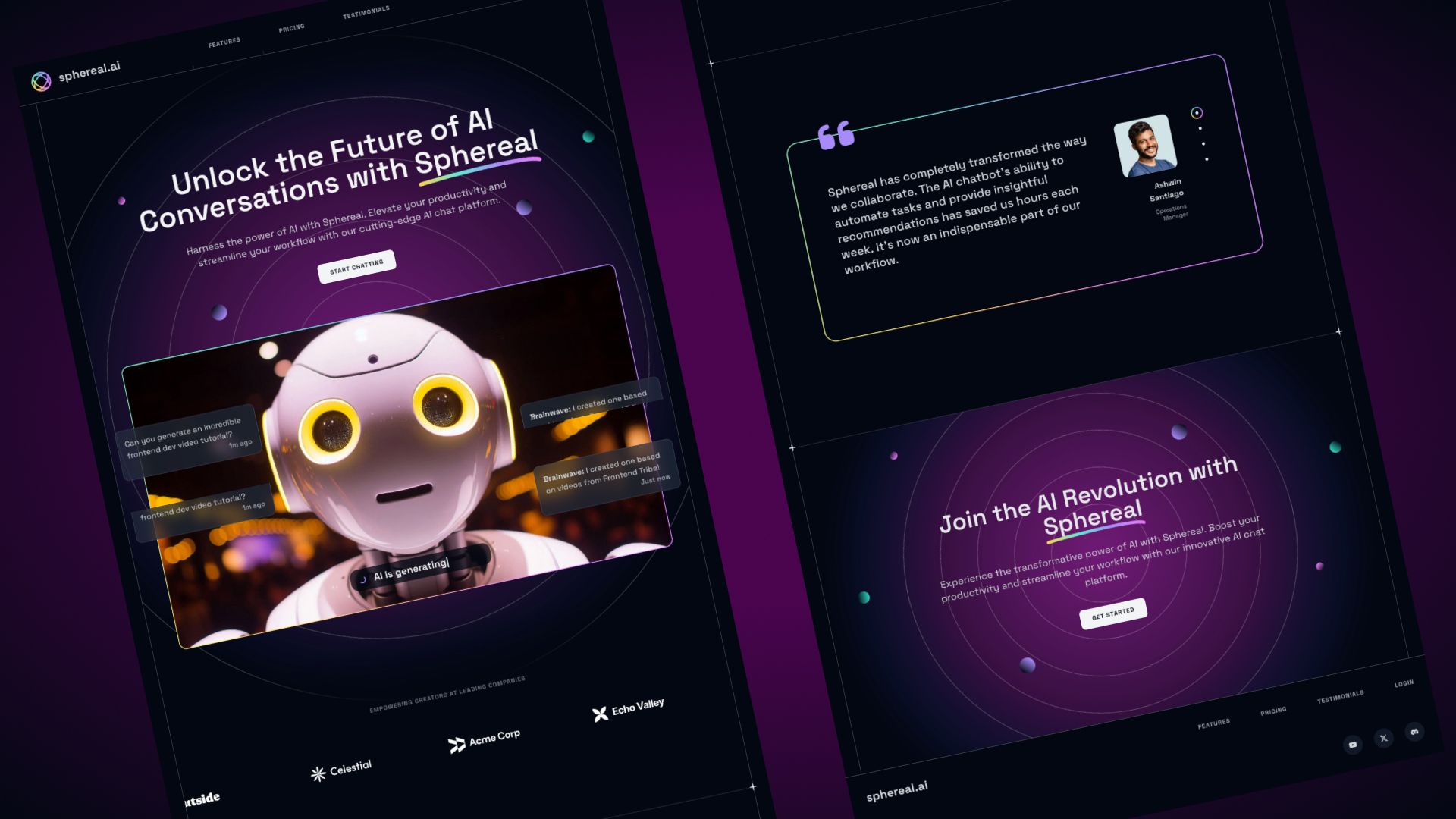 AI SaaS Landing Page Resource Bundle Preview